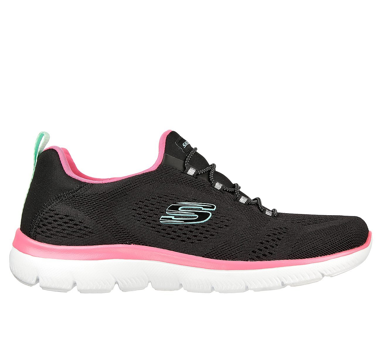 SUMMITS, BLACK/HOT PINK
