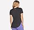 GODRI SWIFT TUNIC T-SHIRT, BLACK Apparel Top View