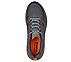 MAX CUSHIONING DELTA, CHARCOAL/ORANGE Footwear Top View