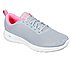 GO WALK JOY, GREY/PINK Footwear Lateral View