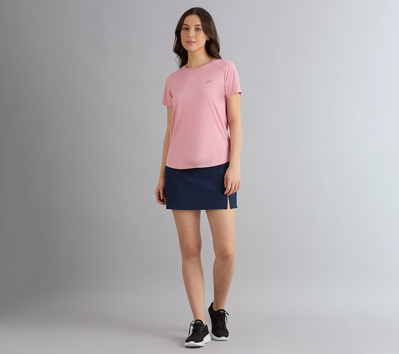 BONDED PERFORMANCE T-SHIRT, PURPLE/YELL Apparels Right View