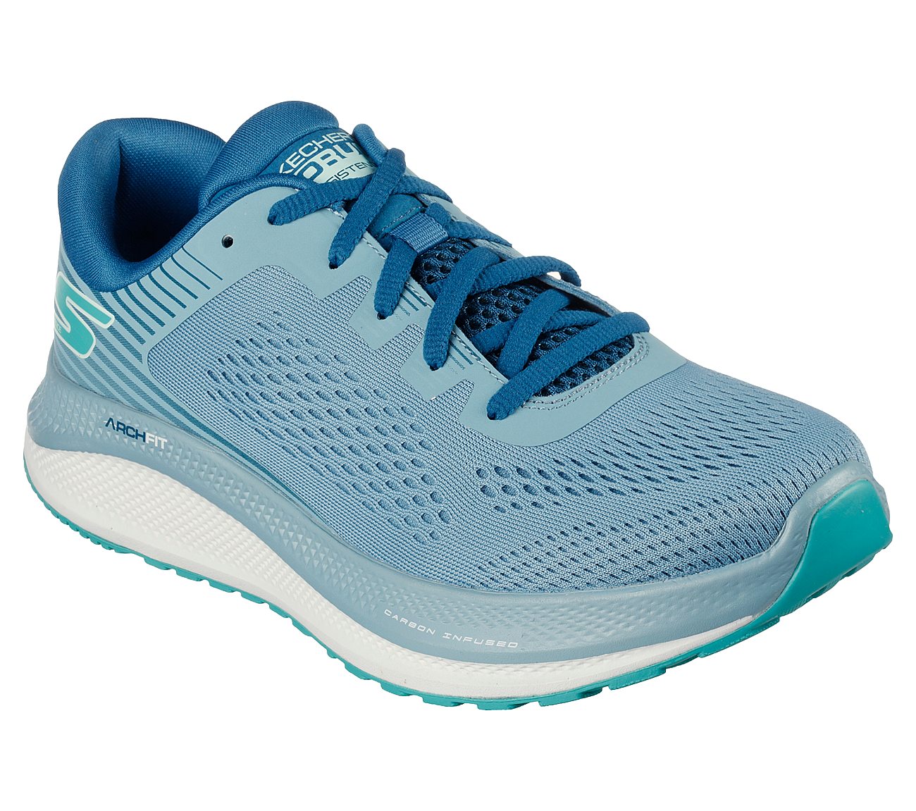 GO RUN PERSISTENCE, TEAL Footwear Right View