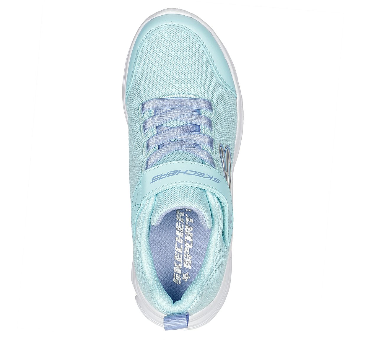 WAVY LITES - BLISSFULLY FREE, AQUA Footwear Top View