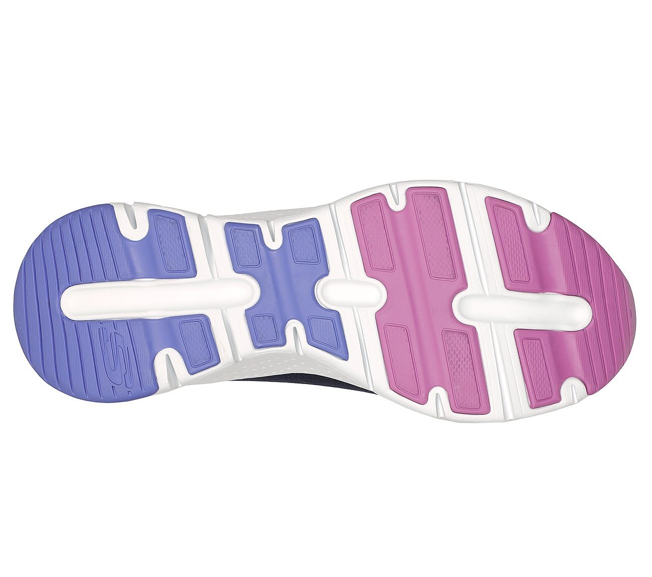 ARCH FIT-INFINITY COOL, NAVY/PURPLE Footwear Right View