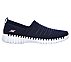GO WALK SMART - WISE, NAVY/WHITE Footwear Lateral View