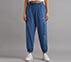 ACTIVE WOVEN JOGGER, WHITE/PERIWINKLE