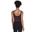 GOSCULPT V NECK TANK, BURGUNDY/BROWN