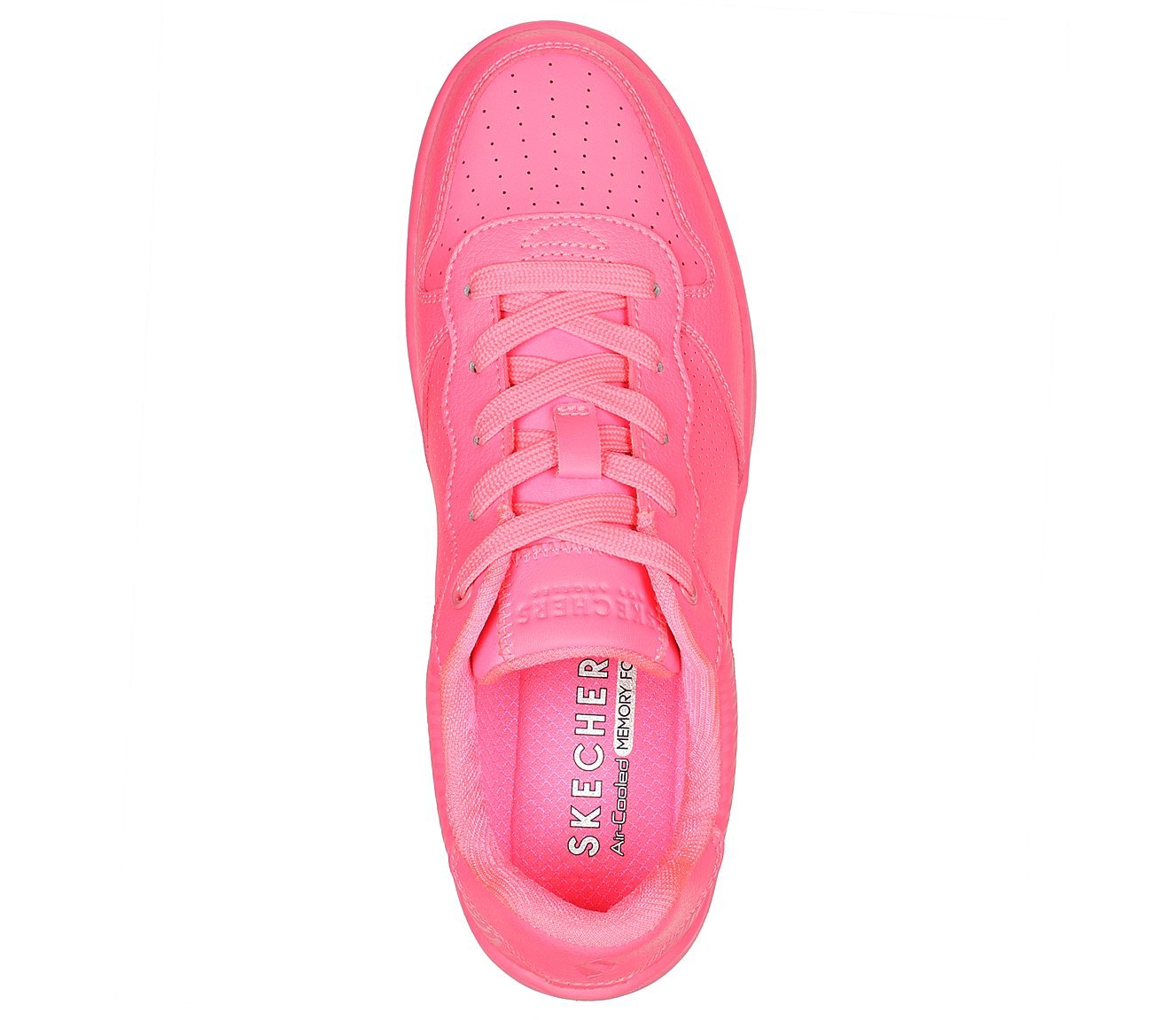 UPBEATS - BRIGHT COURT, NEON PINK Footwear Top View