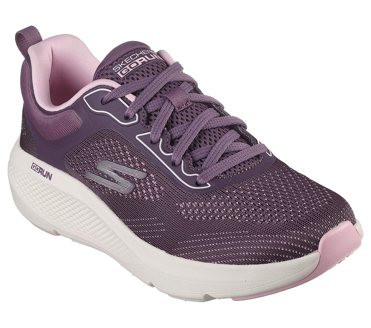 GO RUN ELEVATE - CORRAL, DARK MAUVE Footwear Right View