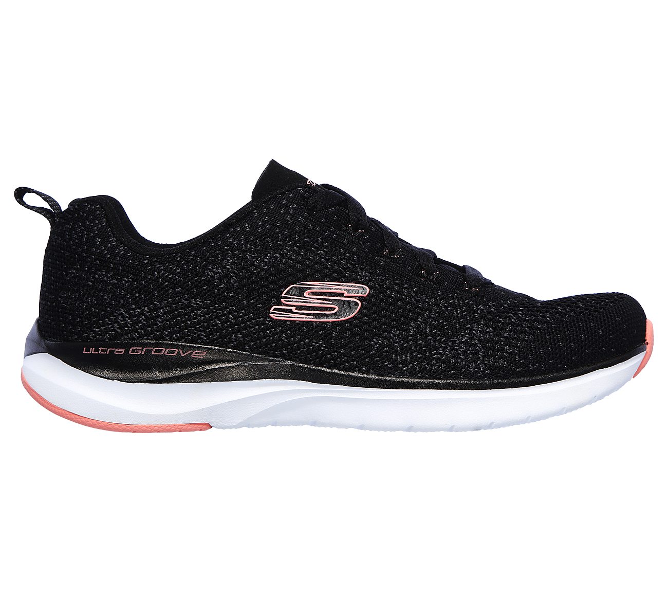 ULTRA GROOVE, BLACK/PINK Footwear Right View