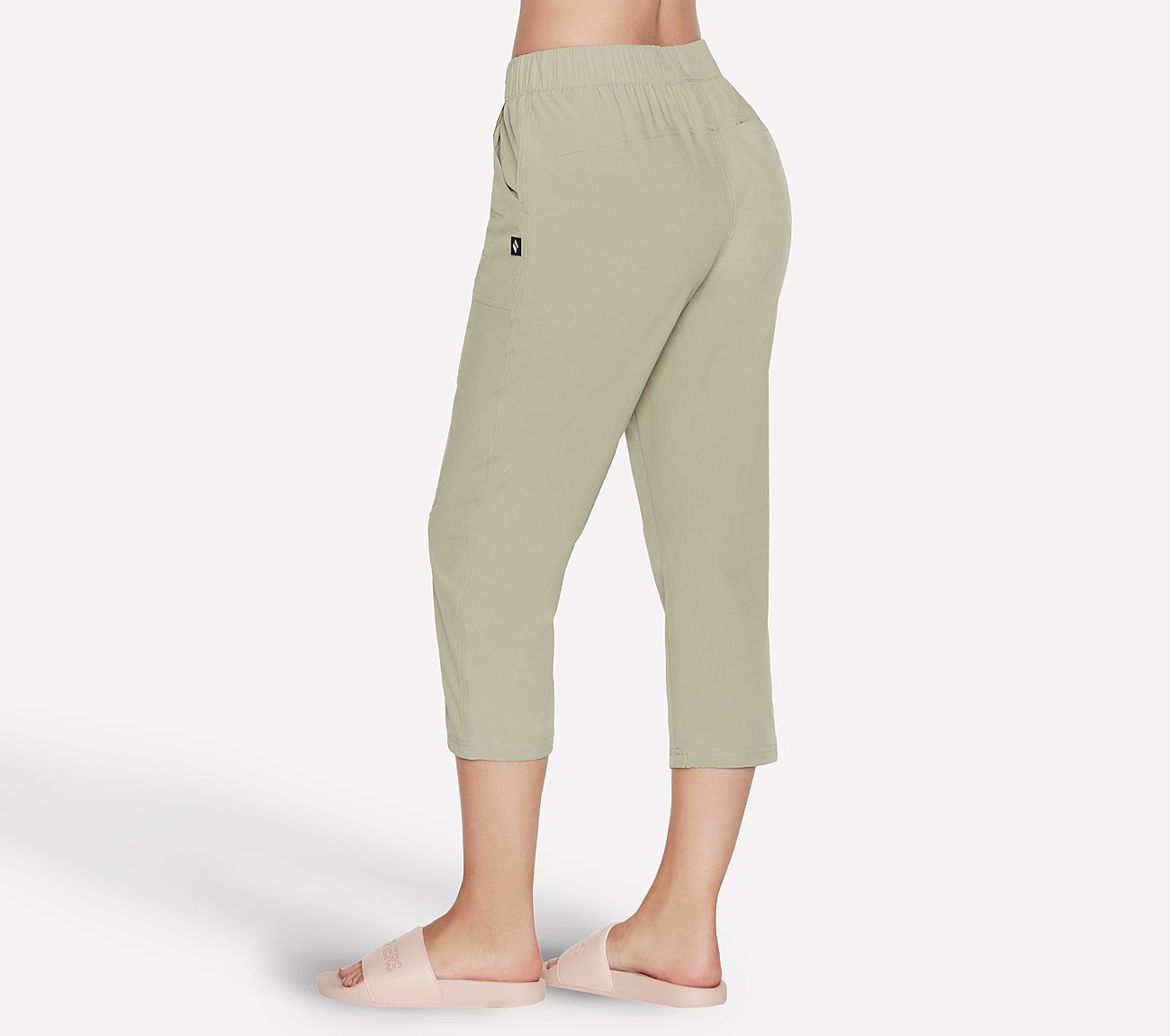 INCLINE MIDCALF PANT, GREEN/WHITE Apparels Top View