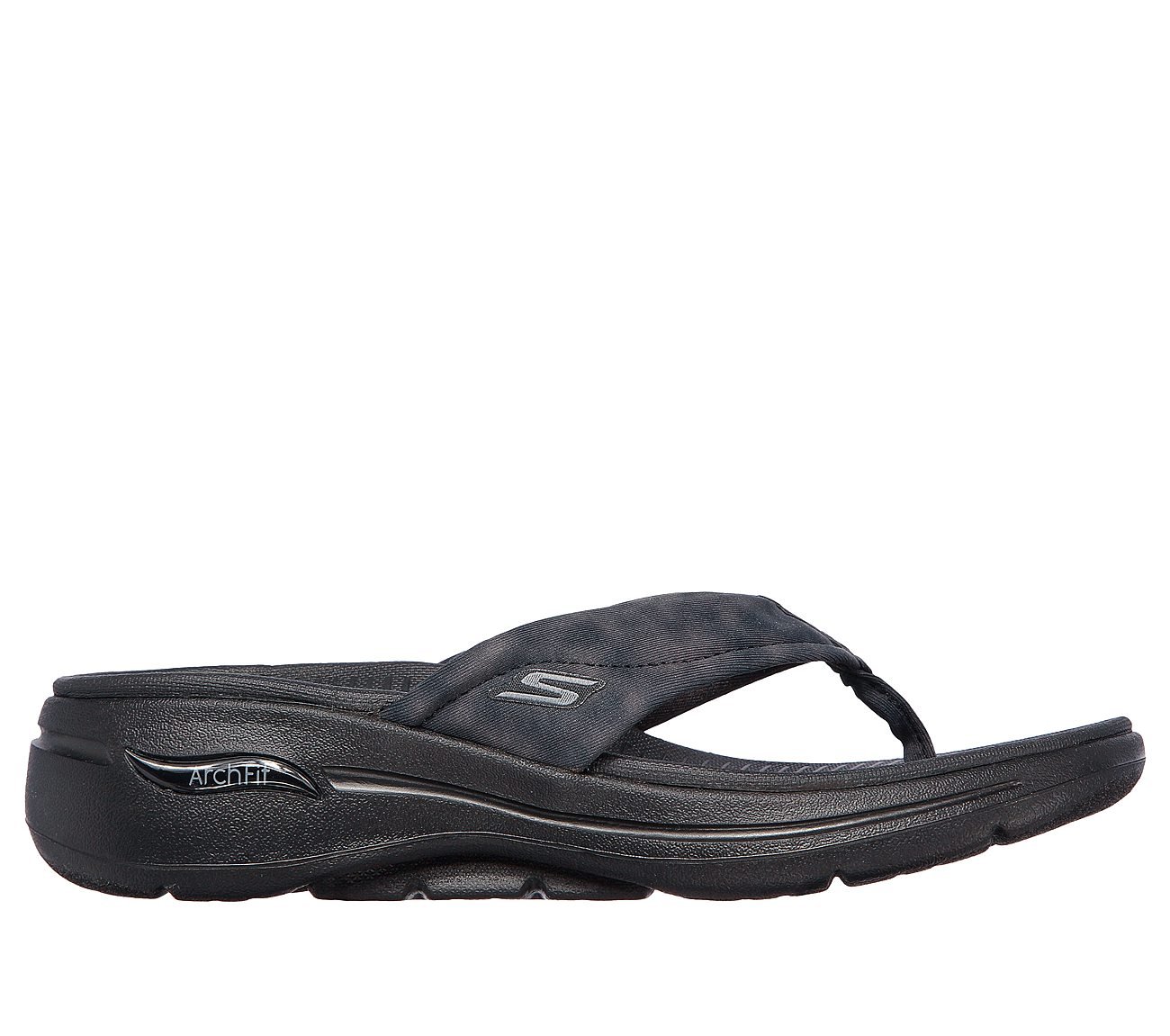 SKECHERS GO WALK ARCH FIT - ASTOUND, BBLACK Footwear Lateral View