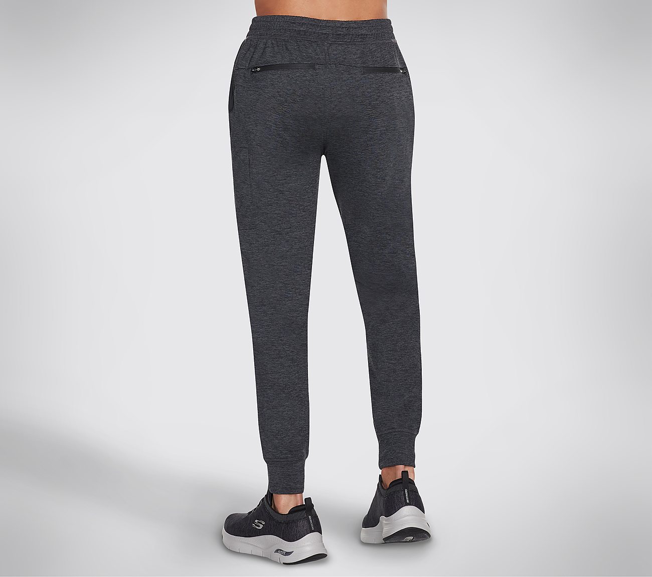 SKECH-KNITS ULTRA GO JOGGER, CCHARCOAL Apparels Top View