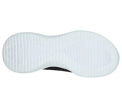 ULTRA FLEX, BLACK/WHITE Footwear Bottom View