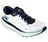 GO RUN RIDE 11, WHITE/NAVY Footwear Lateral View