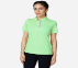 SKECHERS ON THE GREEN POLO, LIME/GREEN Apparel Top View