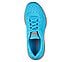 GO RUN RIDE 9 - RIDE 9, BLUE/CORAL Footwear Top View