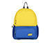 MINI BACKPACK WITH SINGLE COMPARTMENT, BLUE/YELLOW Accessories Lateral View
