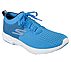 GO RUN 6, BLUE Footwear Lateral View