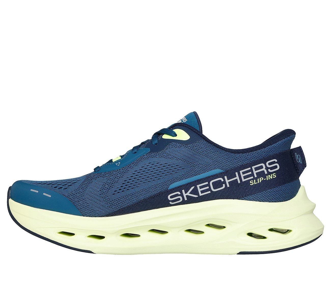 MAX CUSHIONING GLIDE-STEP - A, AQUA Footwear Left View