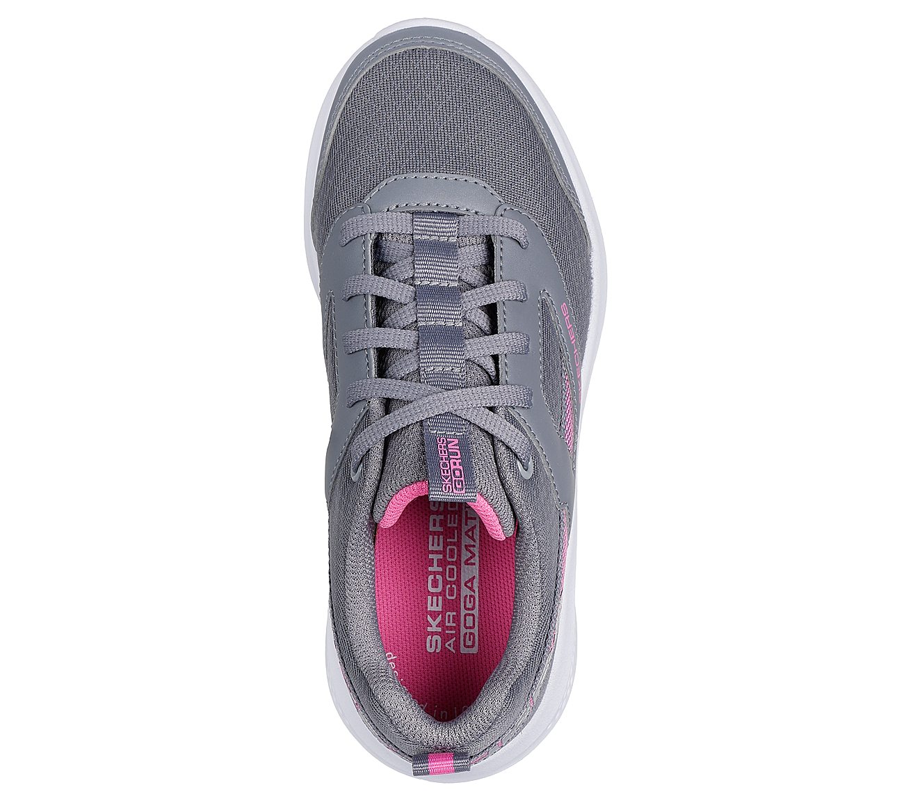 GO RUN ELEVATE - SPECTACULAR, GRAY Footwear Top View