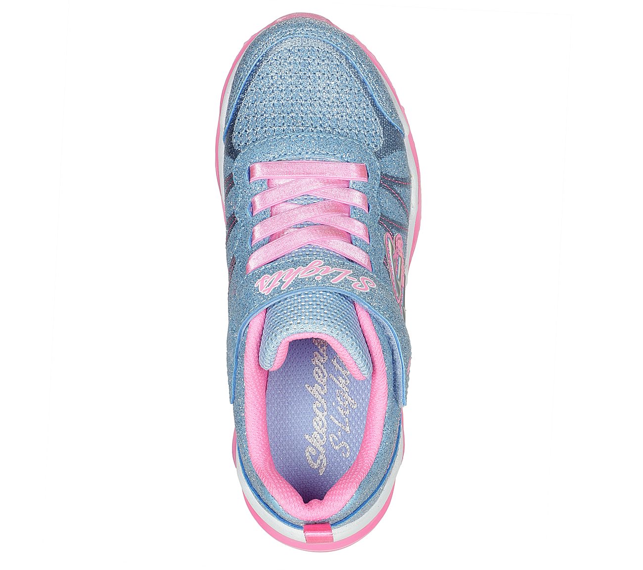 HYPER SURGE, LIGHT BLUE/PINK Footwear Top View
