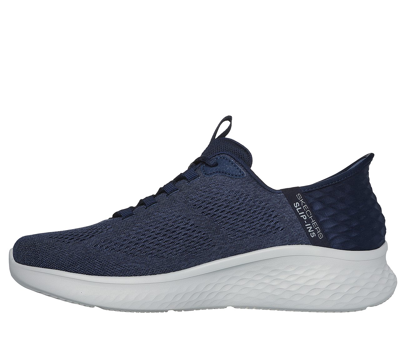 SKECHERS SLIP-INS: SKECH-LITE PRO - PRIMEBASE, NAVY/YELLOW Footwear Left View