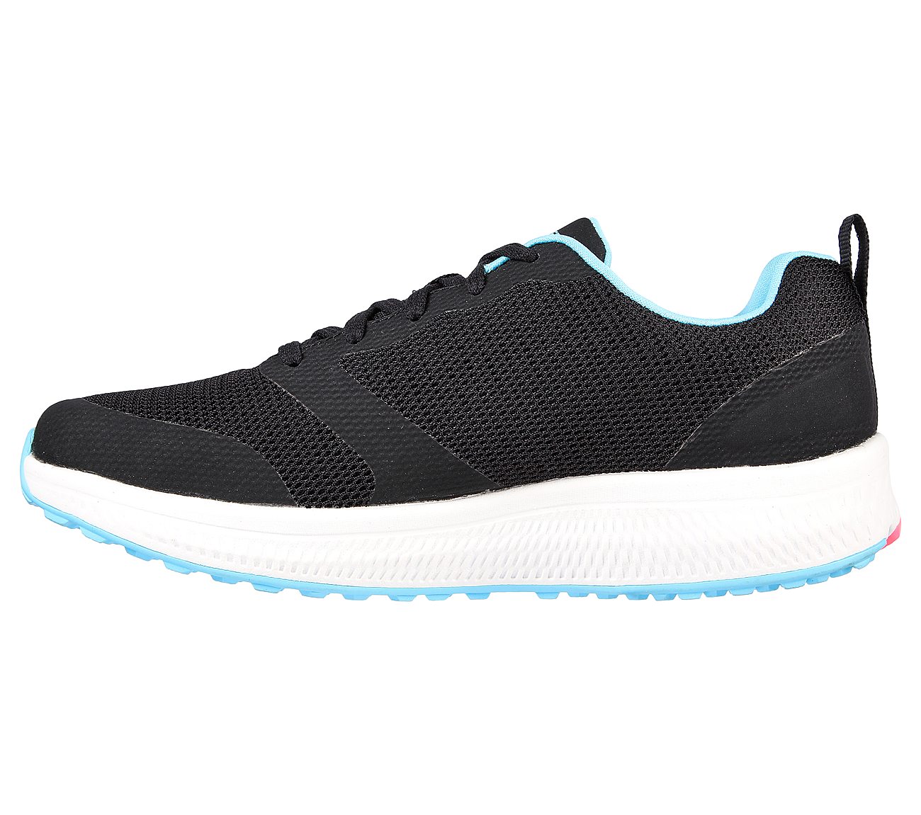GO RUN CONSISTENT - FEARSOME, BLACK/MULTI Footwear Left View