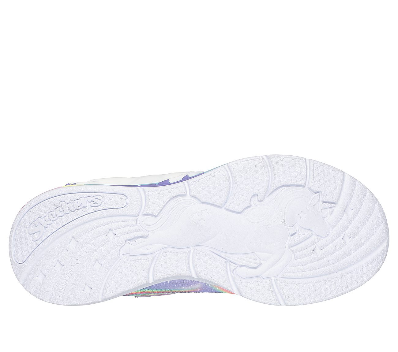 UNICORN CHASER, LAVENDER/MULTI Footwear Bottom View