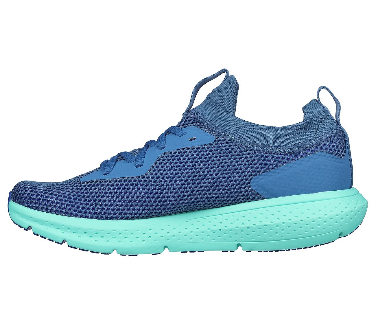 GO RUN SUPERSONIC - APEX, BLUE Footwear Left View