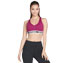 GOFLEX JACQUARD BRA, MAGENTA Apparels Lateral View