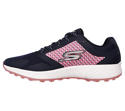 GO GOLF EAGLE - LEAD, NAVY/PINK Footwear Left View