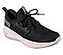 GO RUN FAST - QUICK STEP, BLACK/PINK Footwear Lateral View
