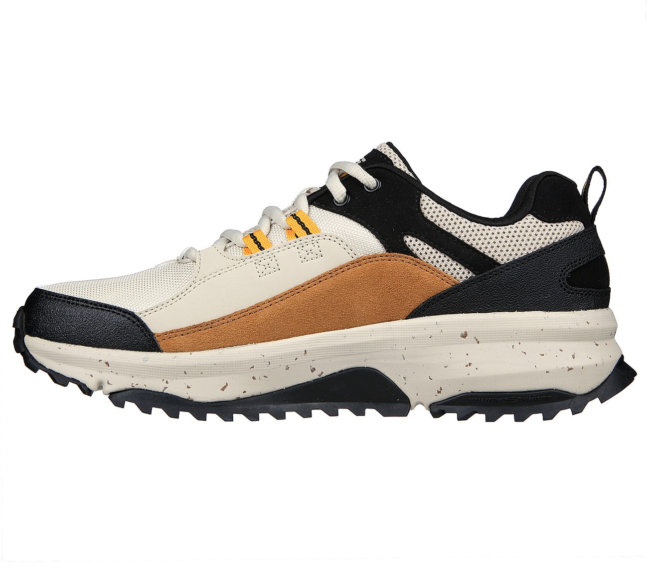 SKECHERS BIONIC TRAIL - ROAD, TAUPE/BLACK Footwear Left View