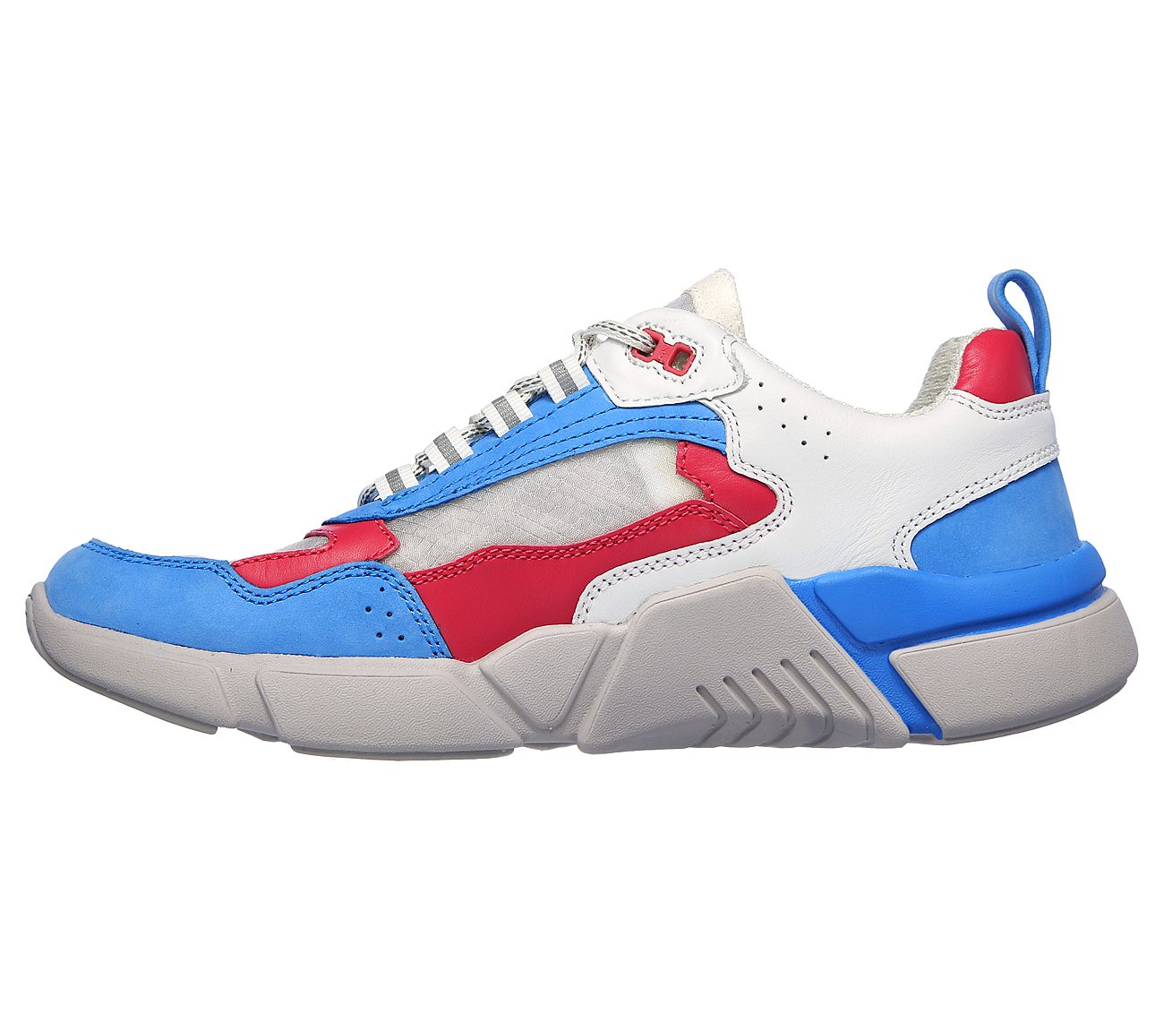 BLOCK - WEST, WHITE/BLUE/PINK Footwear Left View