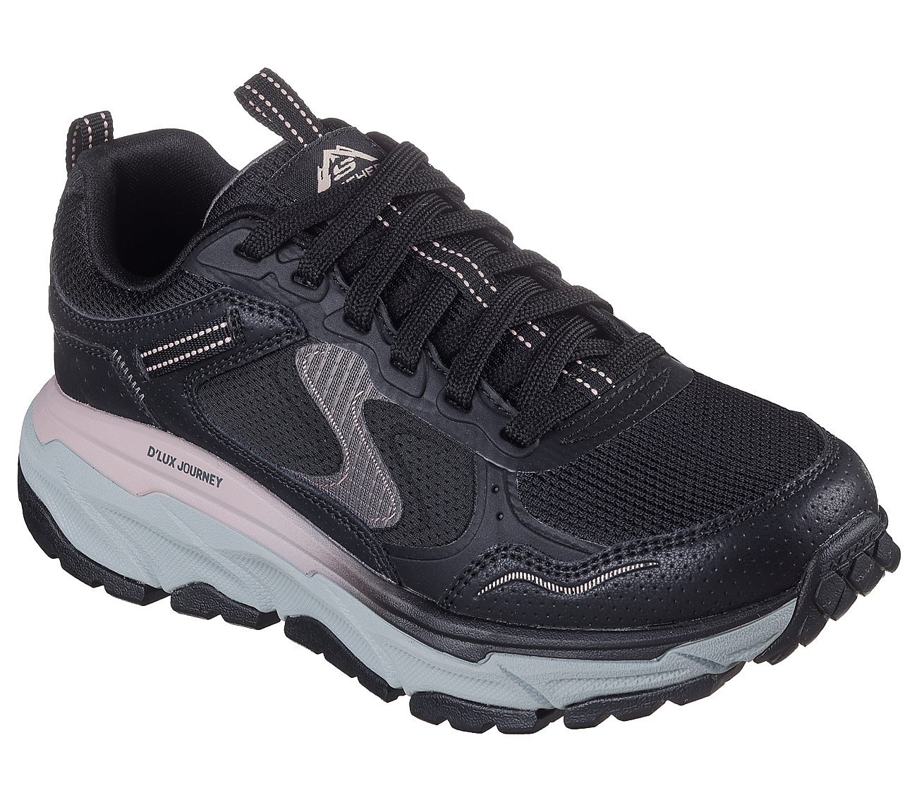 D'LUX JOURNEY, BLACK/ROSE GOLD Footwear Right View