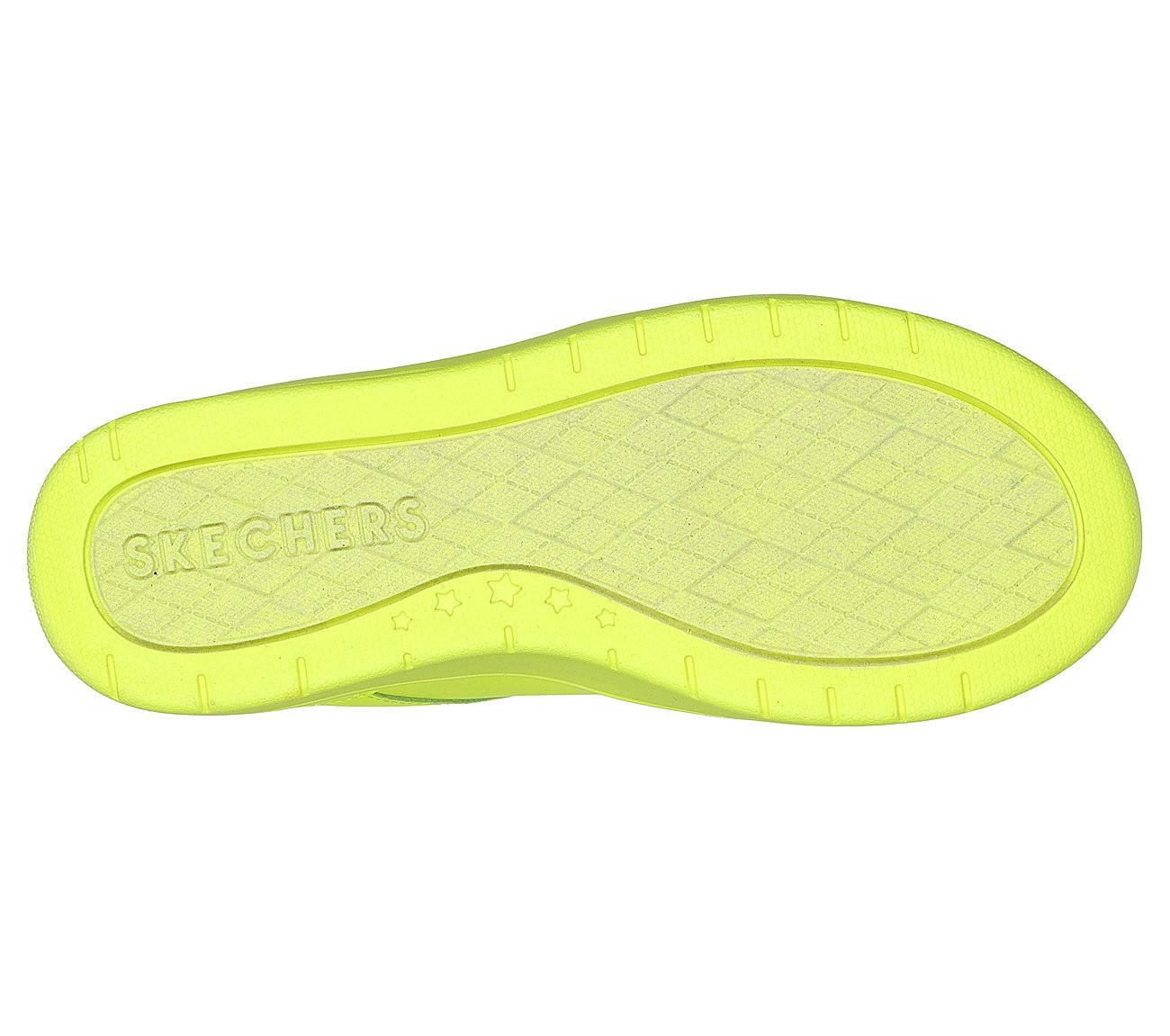 COURT HIGH - COLOR ZONE, NEON/YELLOW Footwear Bottom View