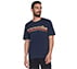 SKECHERS BIG ADVENTURE T-SHIRT, NNNAVY Apparels Lateral View