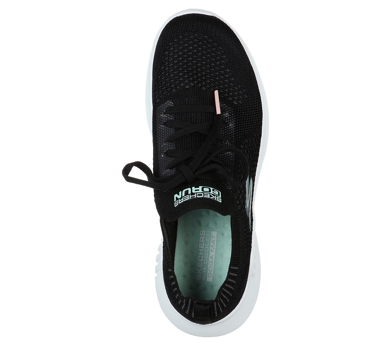 GO RUN MOJO 2.0-TINKER, BLACK/MINT Footwear Top View