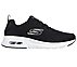 SKECH-AIR COURT, BLACK/WHITE Footwear Lateral View