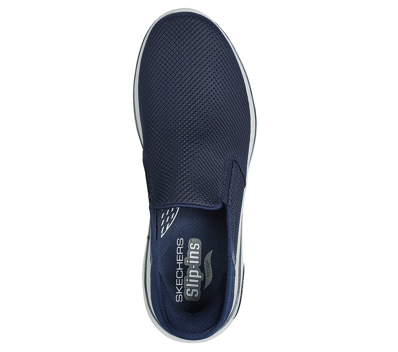 SKECHERS SLIP-INS: GO WALK AF 2.0 - HANDS FREE 2, NNNAVY Footwear Top View