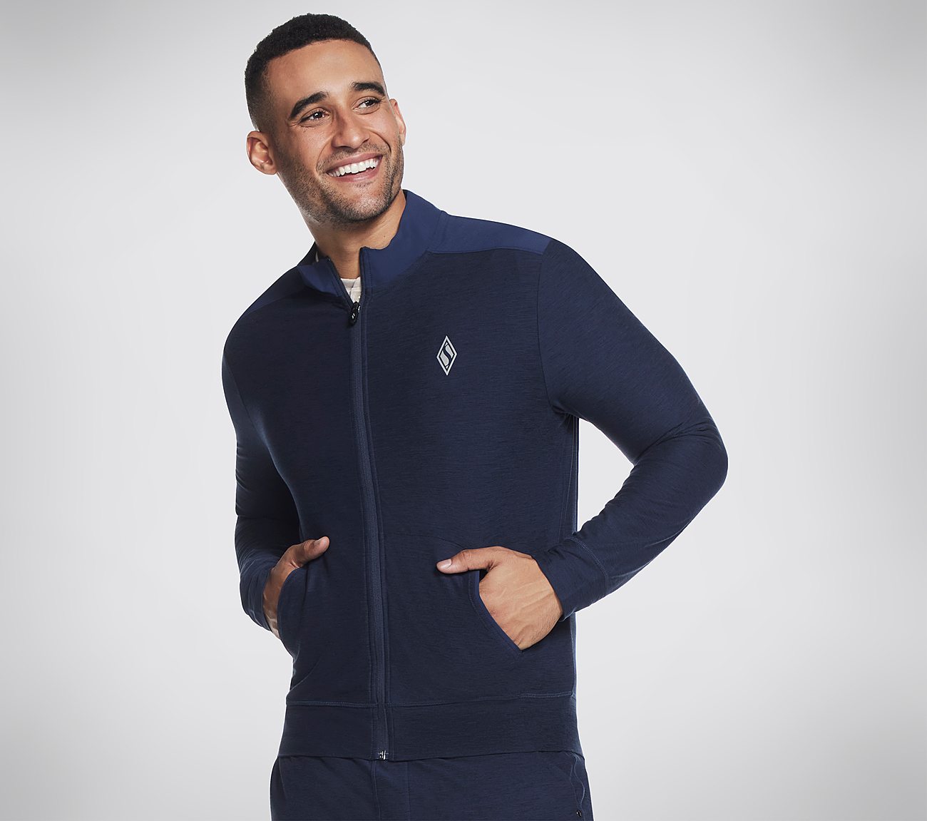 Full Zip Jacket Knit (Asia Spec), NNNAVY
