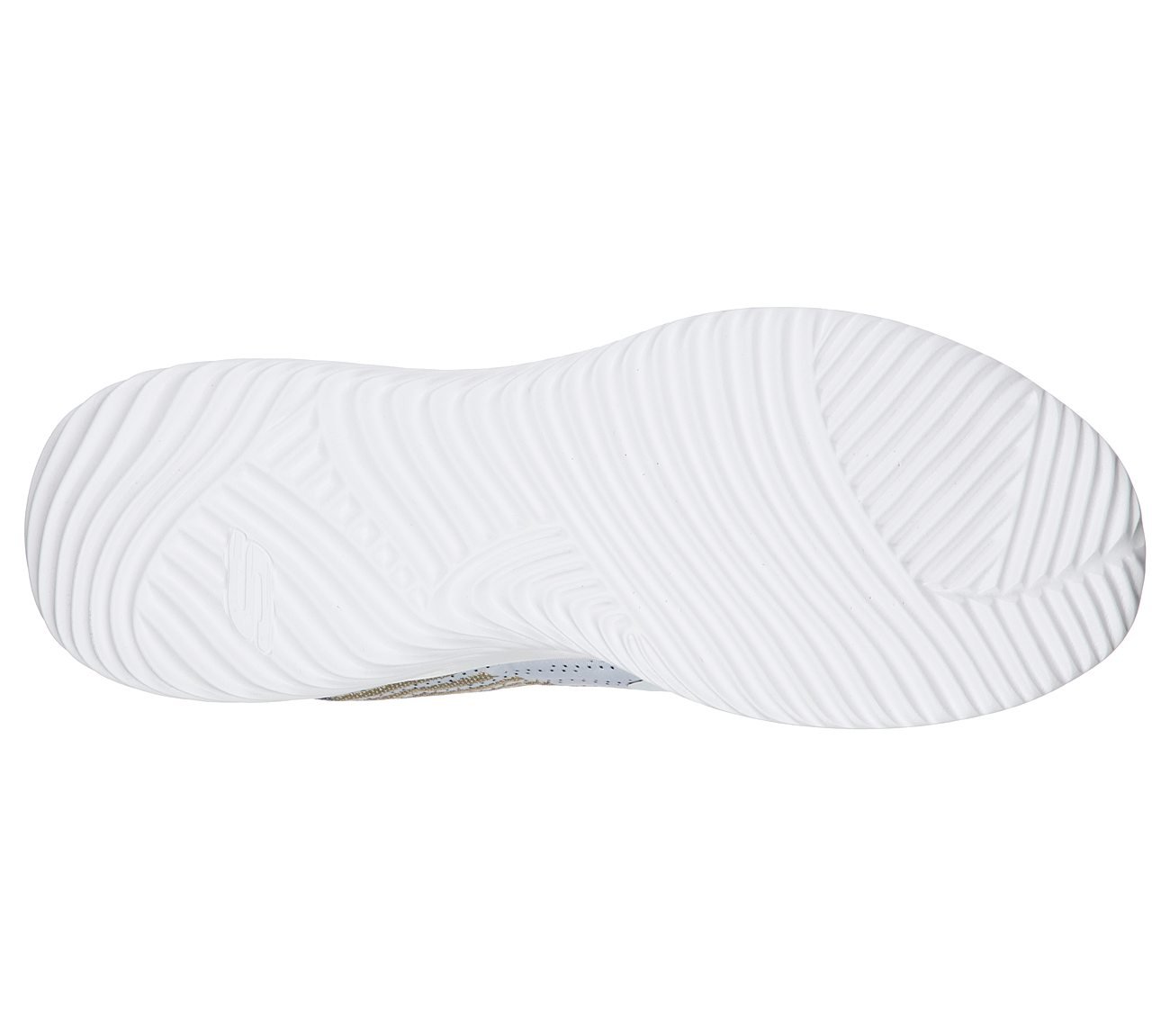 BOUNDER - VERKONA, WHITE BLACK Footwear Bottom View