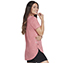 GODRI SWIFT TUNIC TEE, RED/PINK Apparel Bottom View