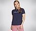 SKECHERS METALLIC LOGO T-SHIRT, NNNAVY Apparel Lateral View