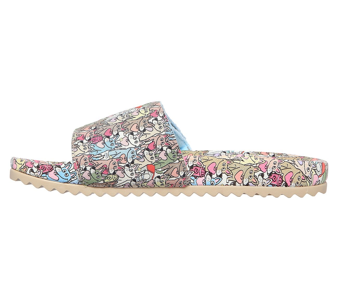 POP UPS 2 - SPRING CRUSH, TAUPE/MULTI Footwear Left View