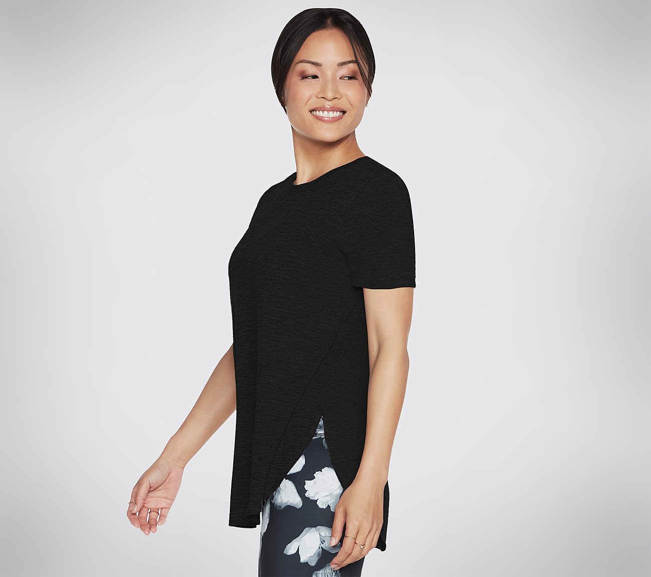 GODRI SWIFT TUNIC T-SHIRT, BBBBLACK Apparels Bottom View