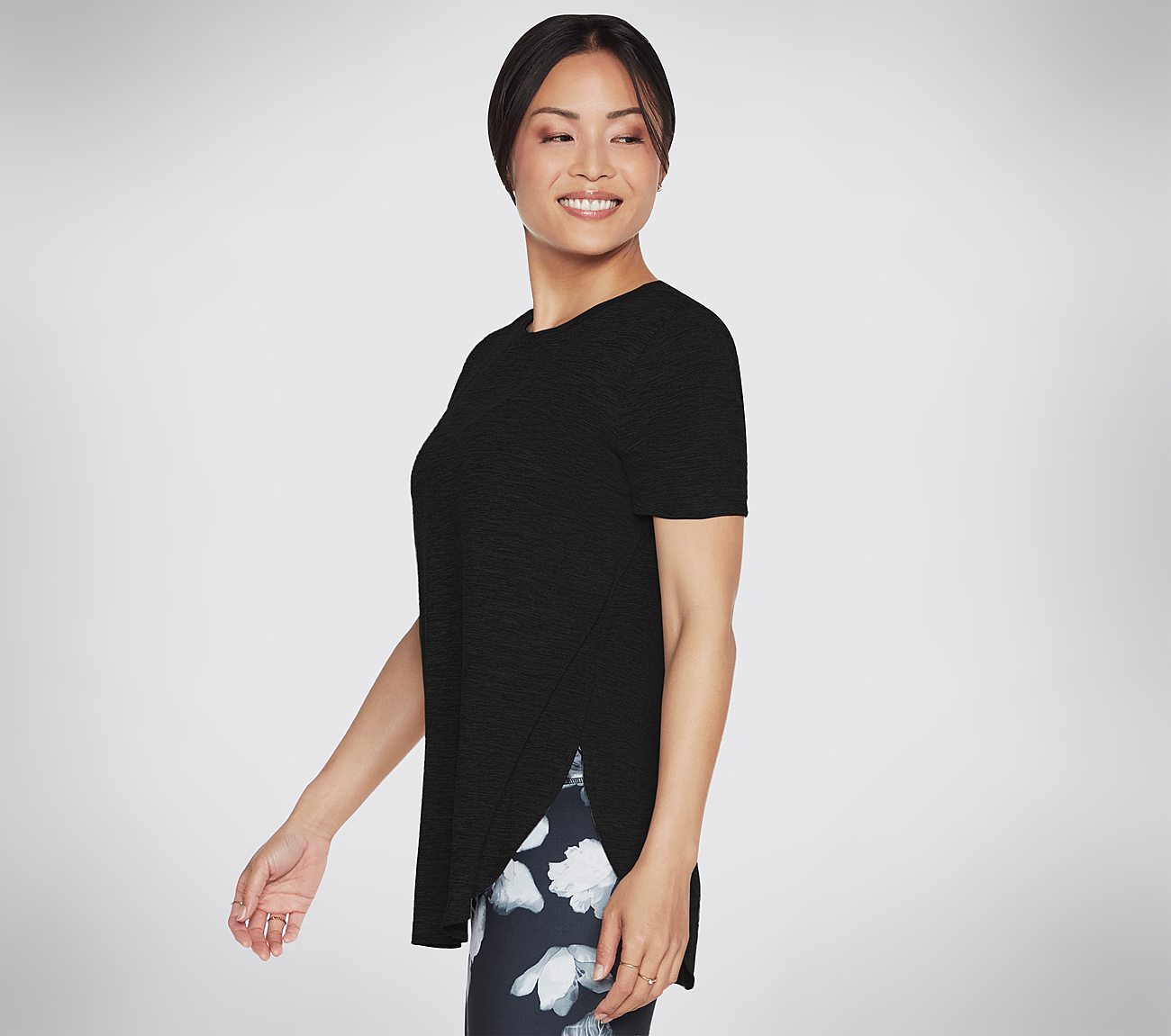 GODRI SWIFT TUNIC TEE, BBBBLACK Apparels Bottom View