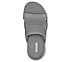 GO WALK FLEX SANDAL - ELATION, GREY Footwear Top View