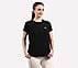 PERFORMANCE BOXY FIT T SHIRT, BLACK
